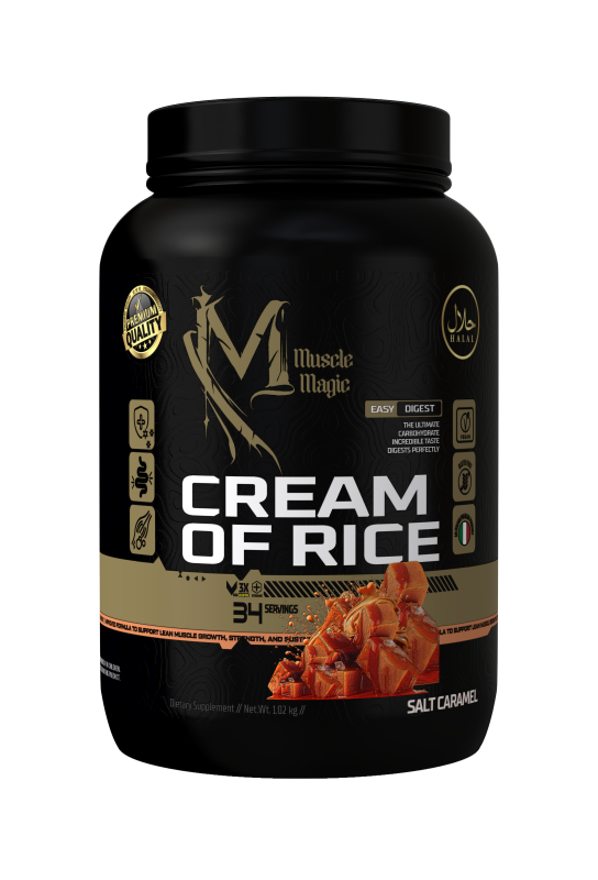Muscle Magic Nutrition cream of rice salt caramel 34 servings