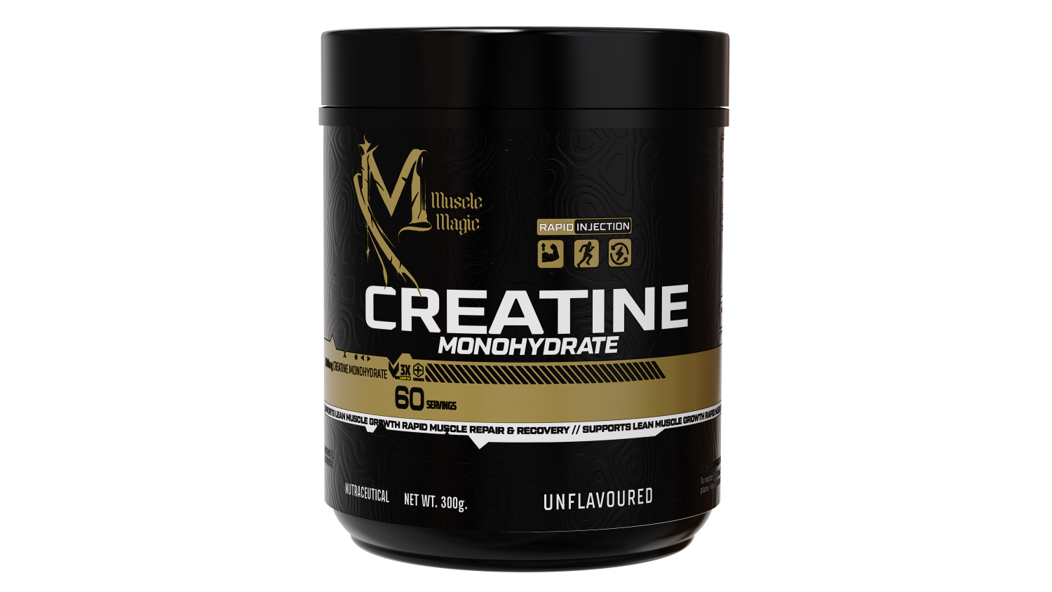 Muscle Magic Nutrition Creatine Monohydrate – 60 Servings